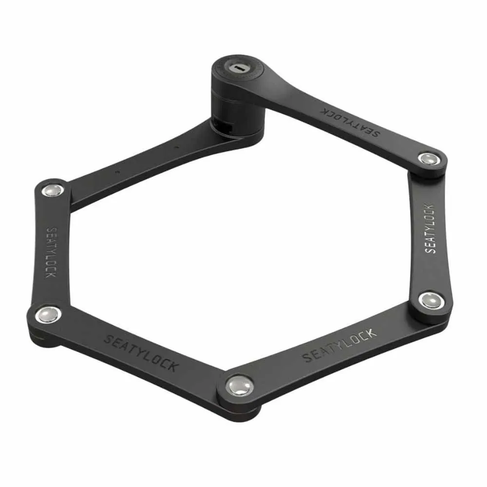 Seatylock Foldylock Foldelås Refurbished, Black, 850mm
