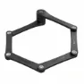 Seatylock Foldylock Foldelås Refurbished, Black, 850mm