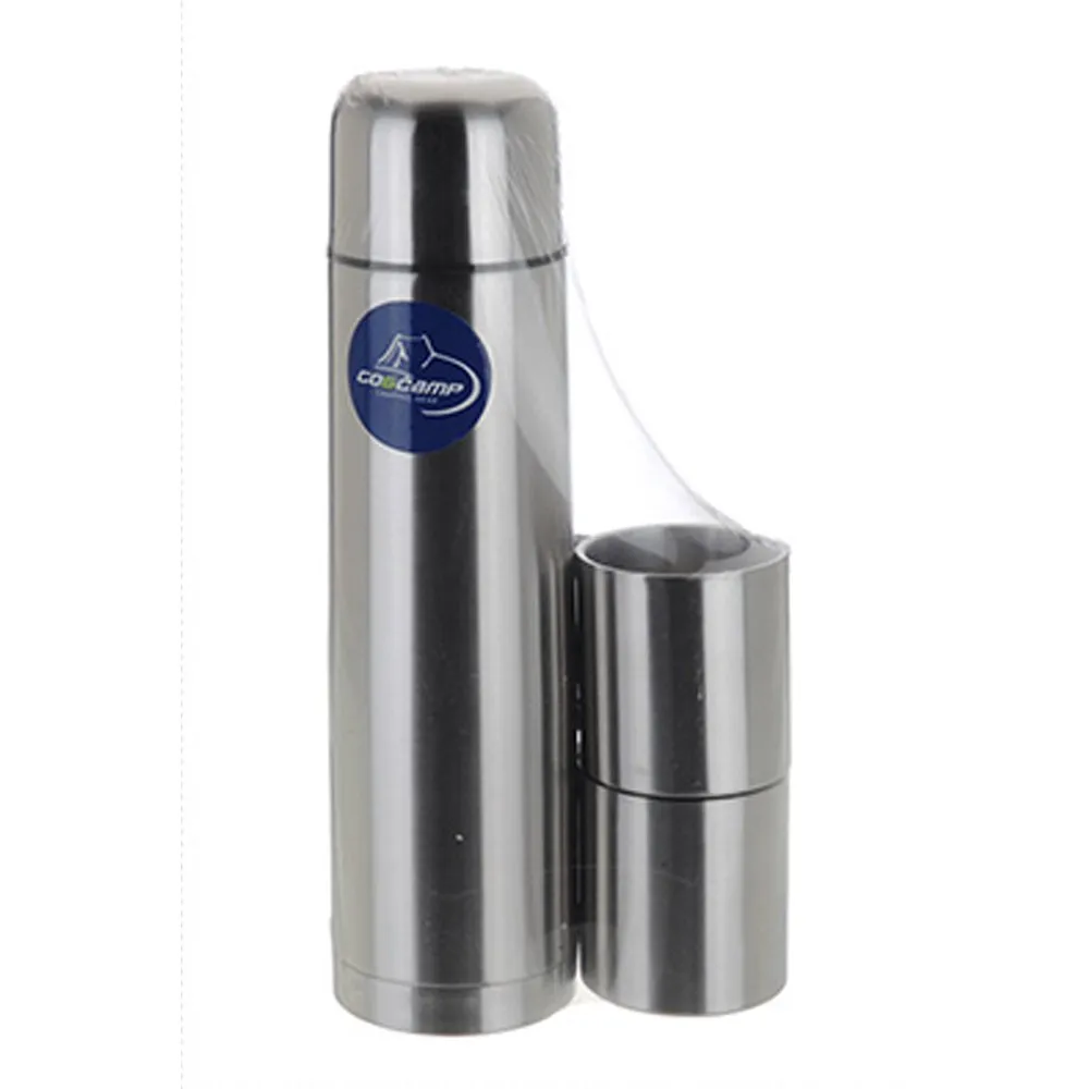 Secret De Gourmet With 2 Cups Termosflaske, Silver, One Size Secret De Gourmet With 2 Cups Termosflaske, Silver, One Size