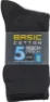 Seger Basic Cotton Sock 5-pack