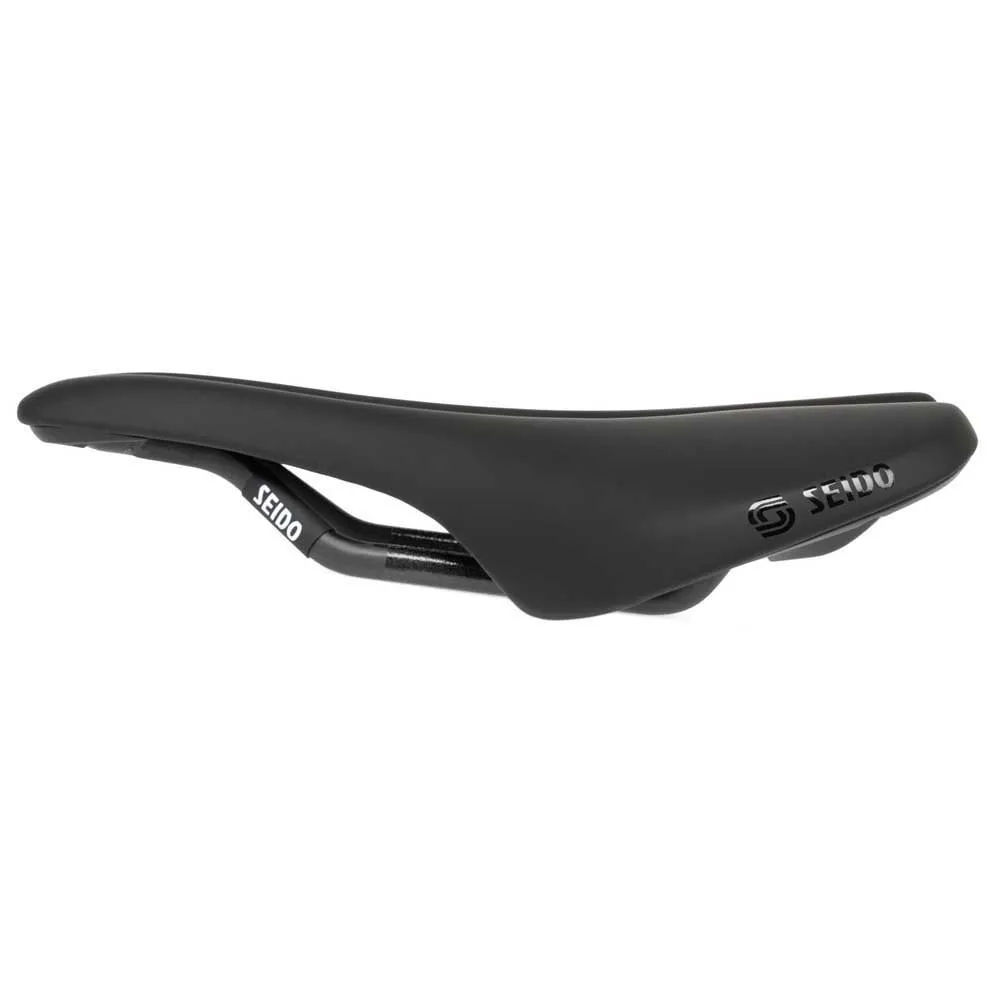 SEIDO Course Cf Sykkelsete, Black, 148mm