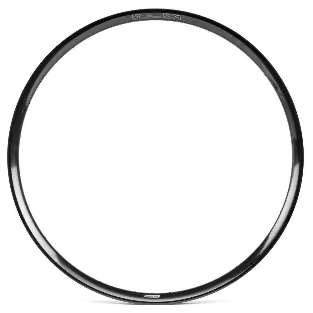 SEIDO Geon Thru-axle Disc Tubeless Felg, Black, 28"- 700 28H SEIDO Geon Thru-axle Disc Tubeless Felg, Black, 28"- 700 28H
