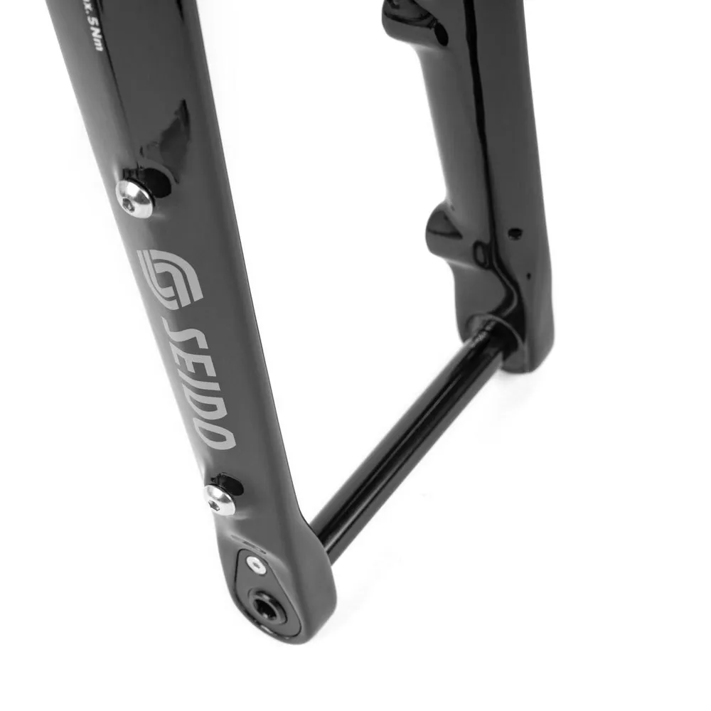 SEIDO Mgv Gravel Gaffel, Glossy black, 27.5-29", Rigid
