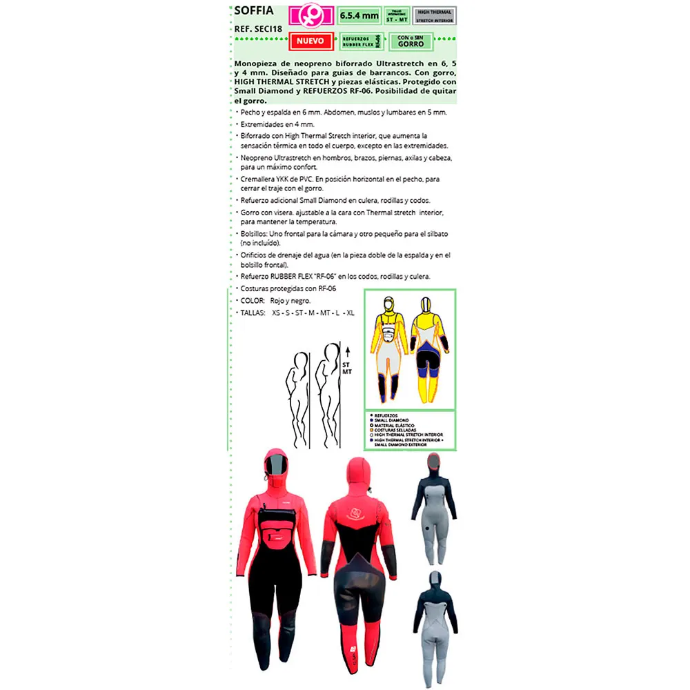 Seland Soffia Våtdrakt For Canyoning