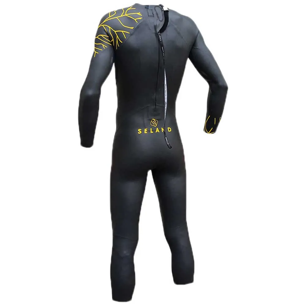 Seland Triathlon Gm Våtdrakt I Neopren unisex, Black / yellow, XS