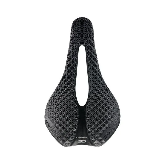 Selle Italia Novus EVO BOOST Superflow 3D TI316 Sete, Black, 145mm