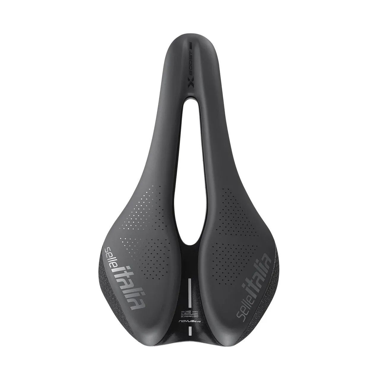 Selle Italia Novus Evo Boost X-cross TM SuperFlow Sete, Black, 145mm