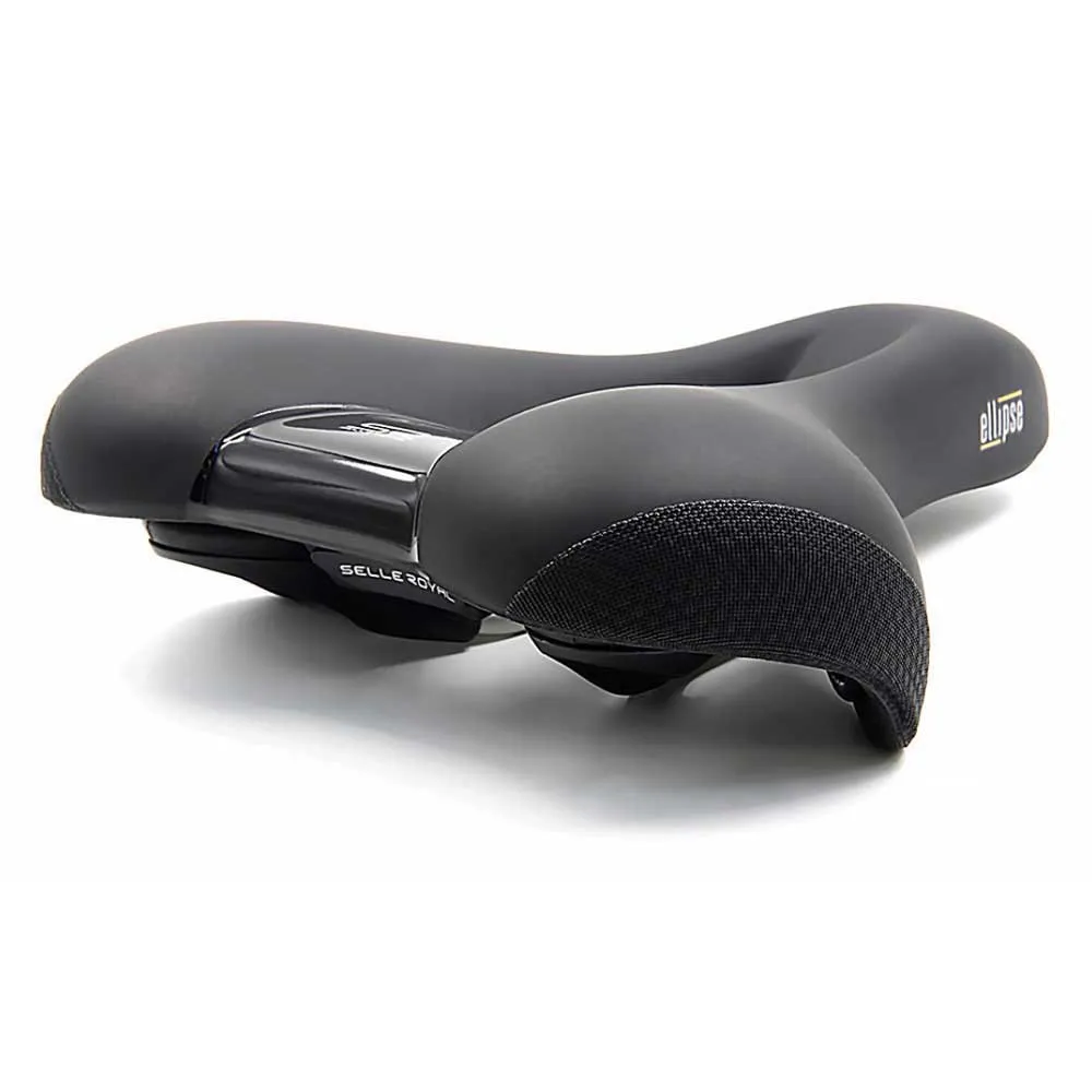 Selle Royal Ellipse Relaxed Sykkelsete, Black, 226mm
