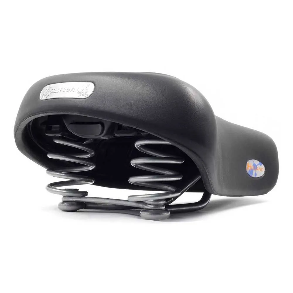 Selle Royal Holland Classic Relaxed Sykkelsete, Black, 223mm