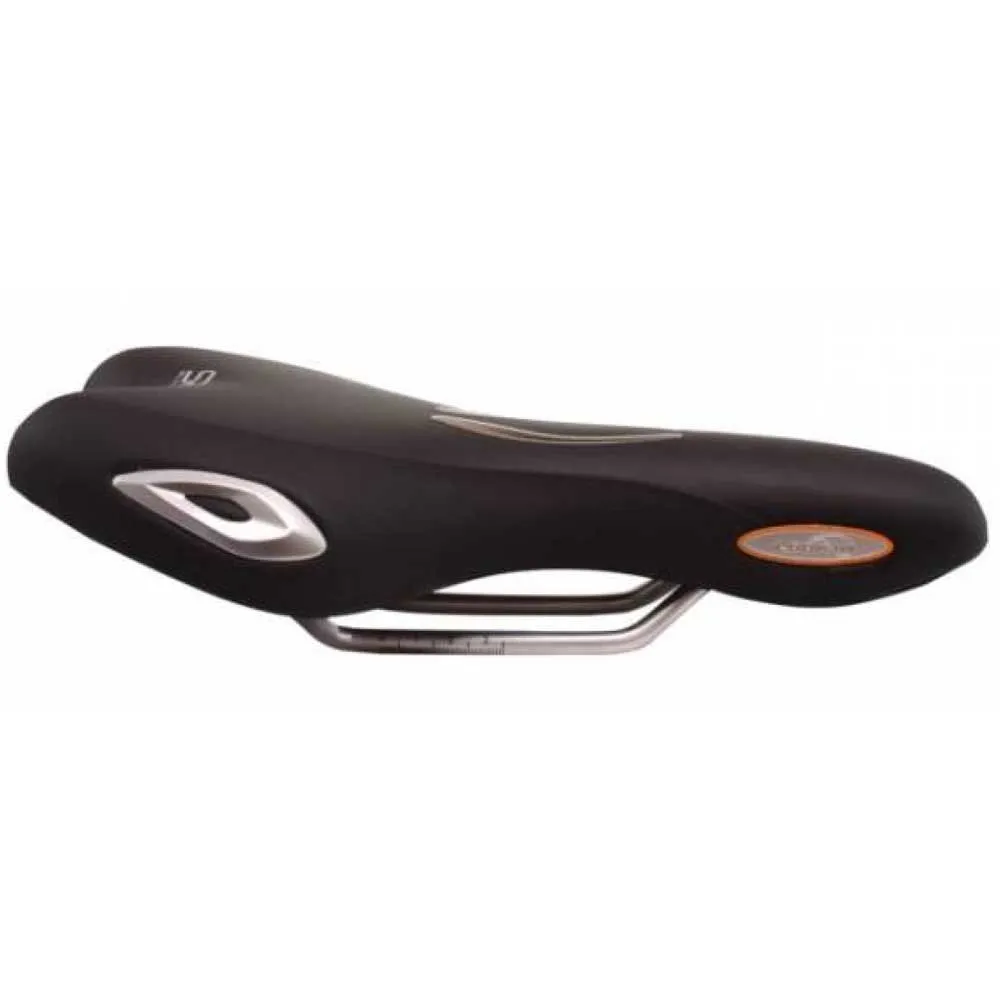 Selle Royal Lookin Athletic Sykkelsete, Black, 144mm