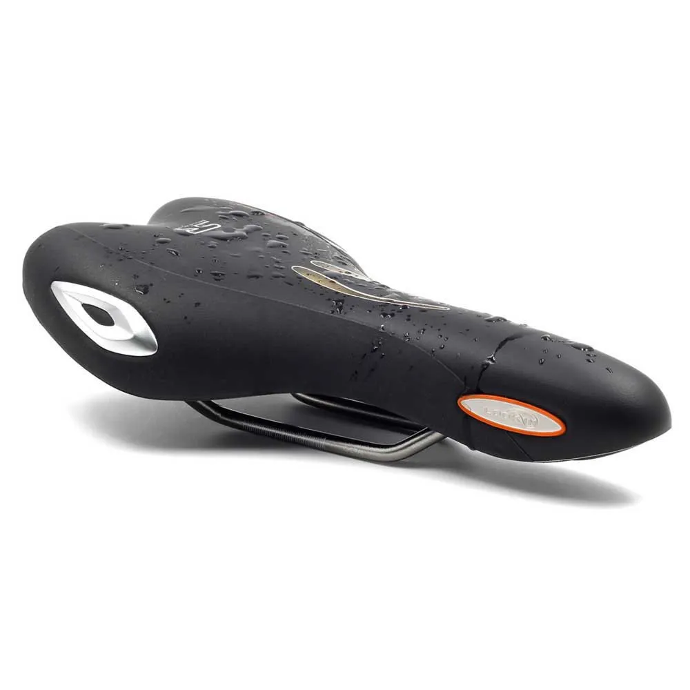 Selle Royal Lookin Athletic Sykkelsete, Black, 144mm