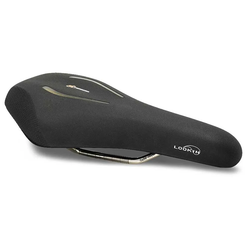 Selle Royal Lookin Evo Stracciatella Athletic Sykkelsete, Black, 261 x 158mm