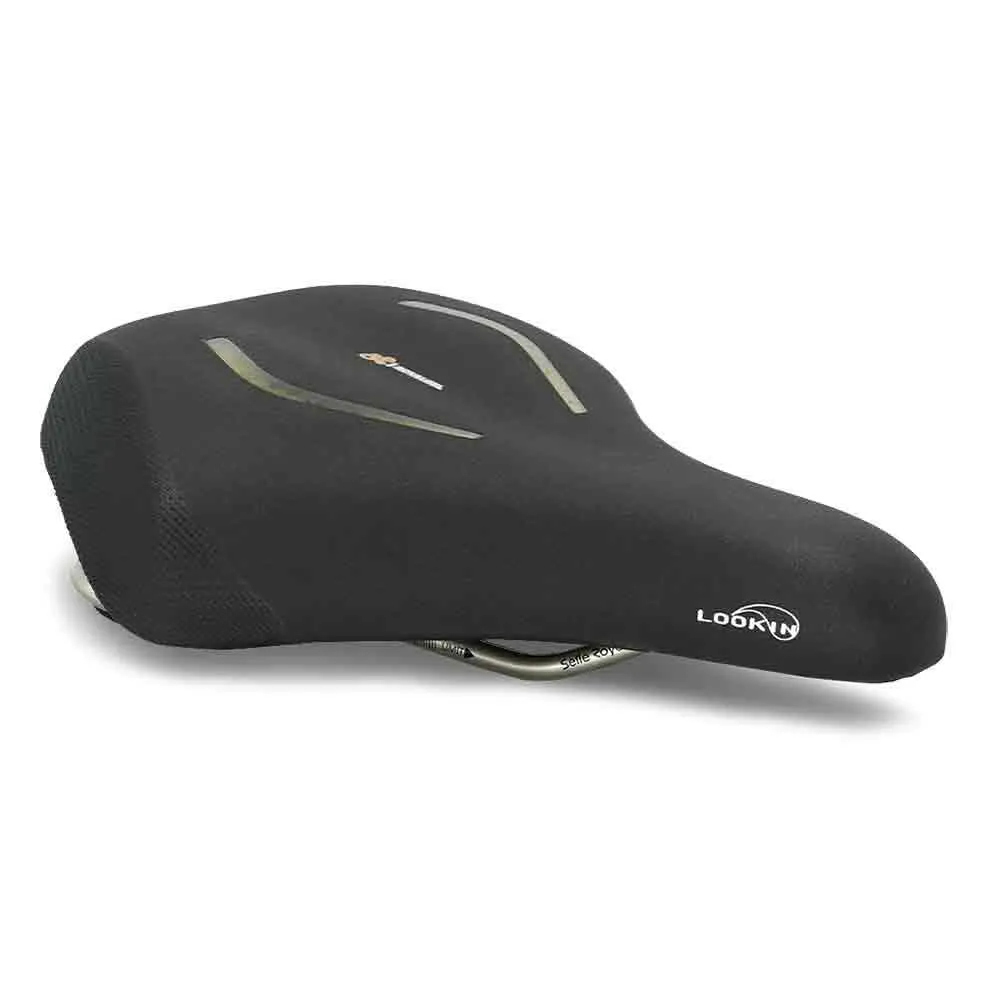 Selle Royal Lookin Evo Stracciatella Relaxed Sykkelsete, Black, 223mm Selle Royal Lookin Evo Stracciatella Relaxed Sykkelsete, Black, 223mm