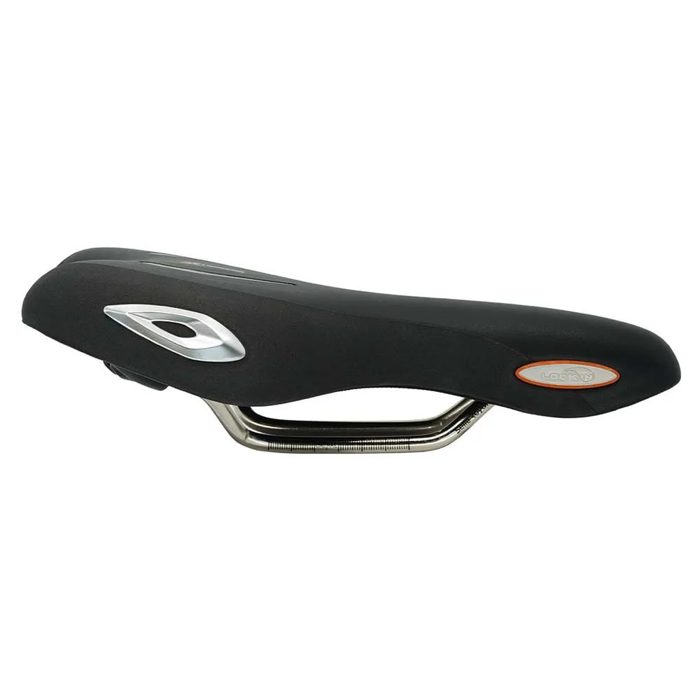 Selle Royal Lookin Stracciatella Athletic Sykkelsete, Black, 279 x 160mm