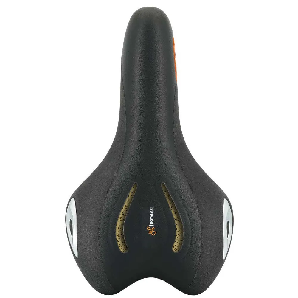 Selle Royal Lookin Stracciatella Athletic Sykkelsete, Black, 279 x 160mm