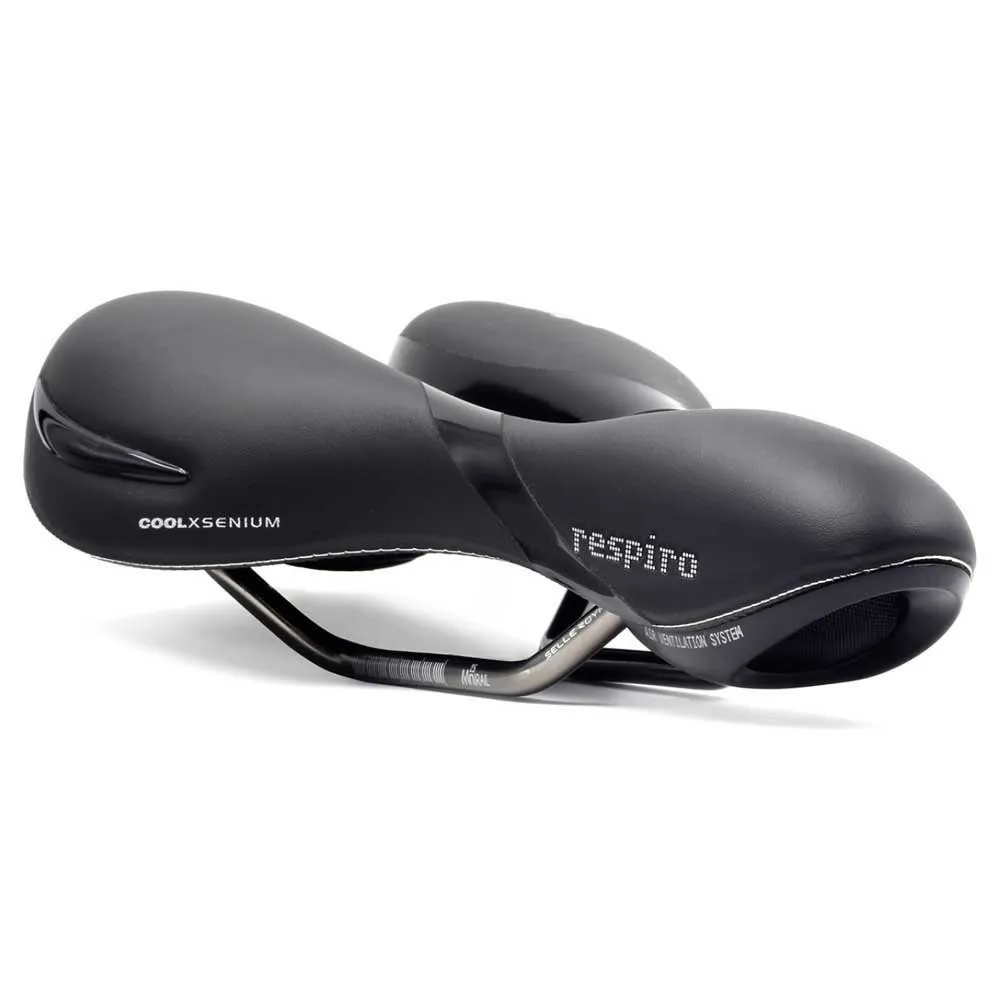 Selle Royal Respiro Athletic Sykkelsete, Black, 163mm