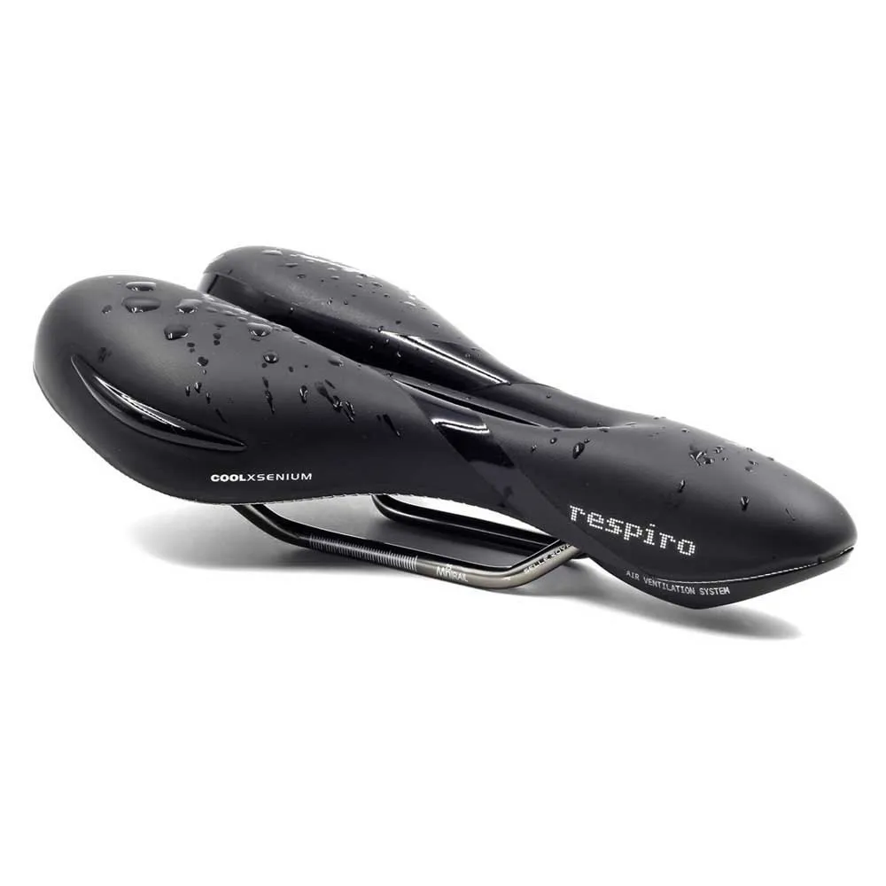 Selle Royal Respiro Athletic Sykkelsete, Black, 163mm