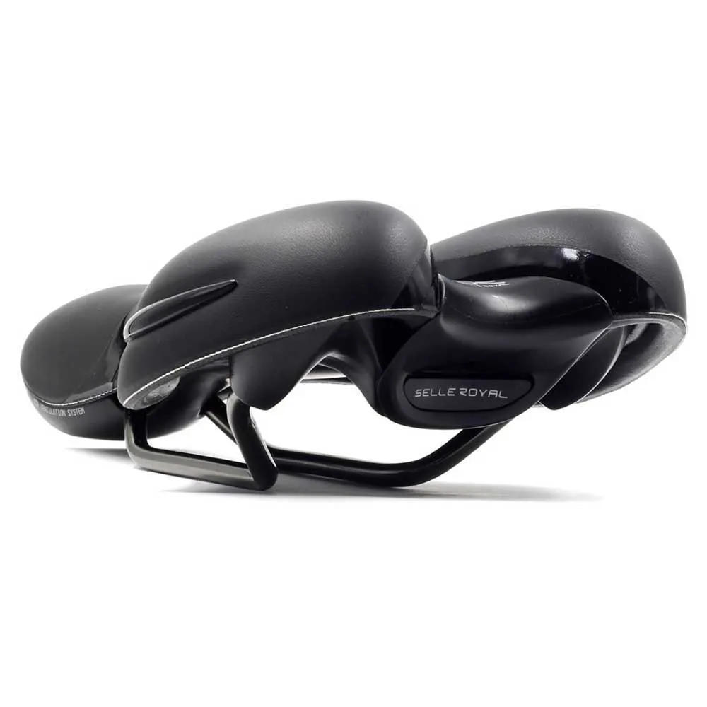 Selle Royal Respiro Athletic Sykkelsete, Black, 163mm