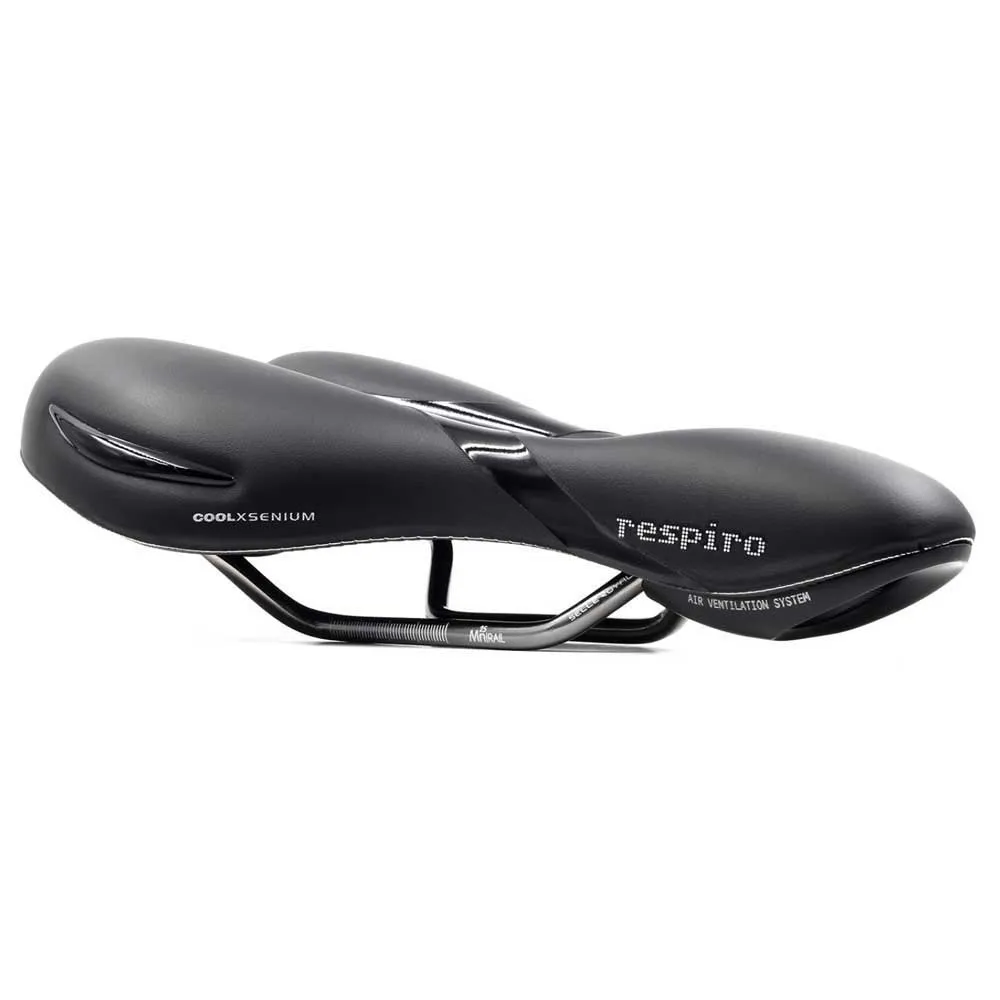 Selle Royal Respiro Moderate Sykkelsete, Black, 182mm