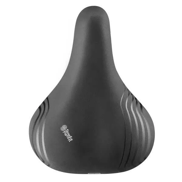 Selle Royal Romm Relaxed Sykkelsete, Black, 183mm