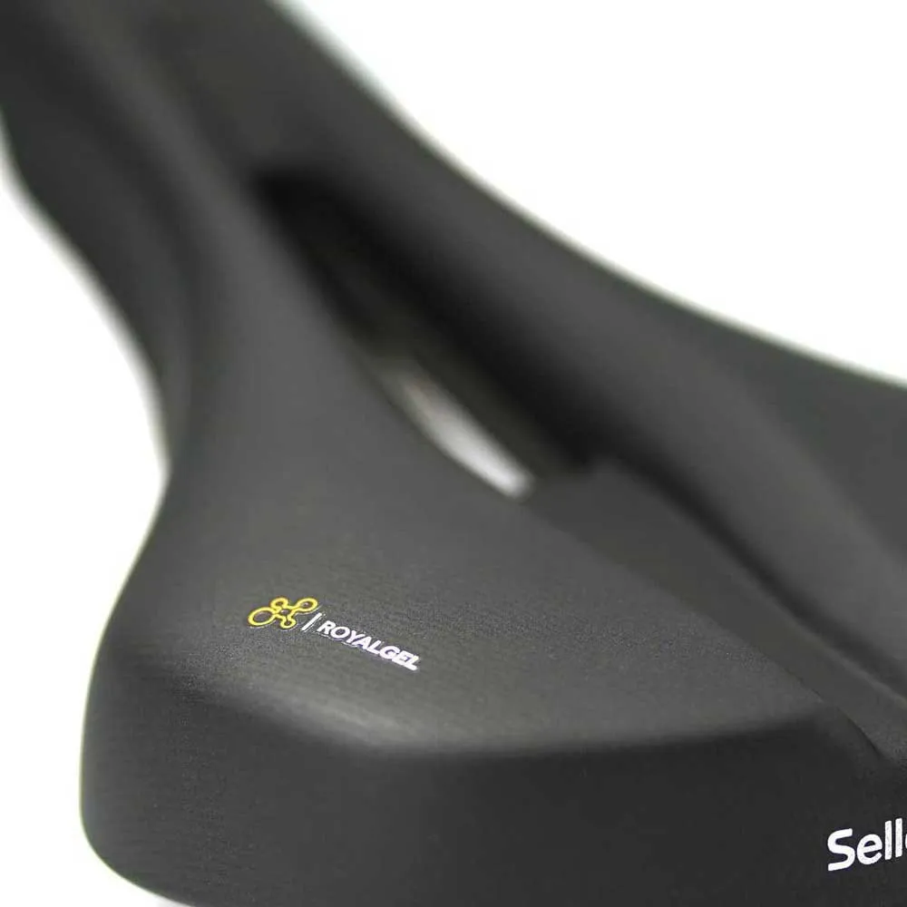 Selle Royal Vaia Moderate Sykkelsete, Black, 167mm