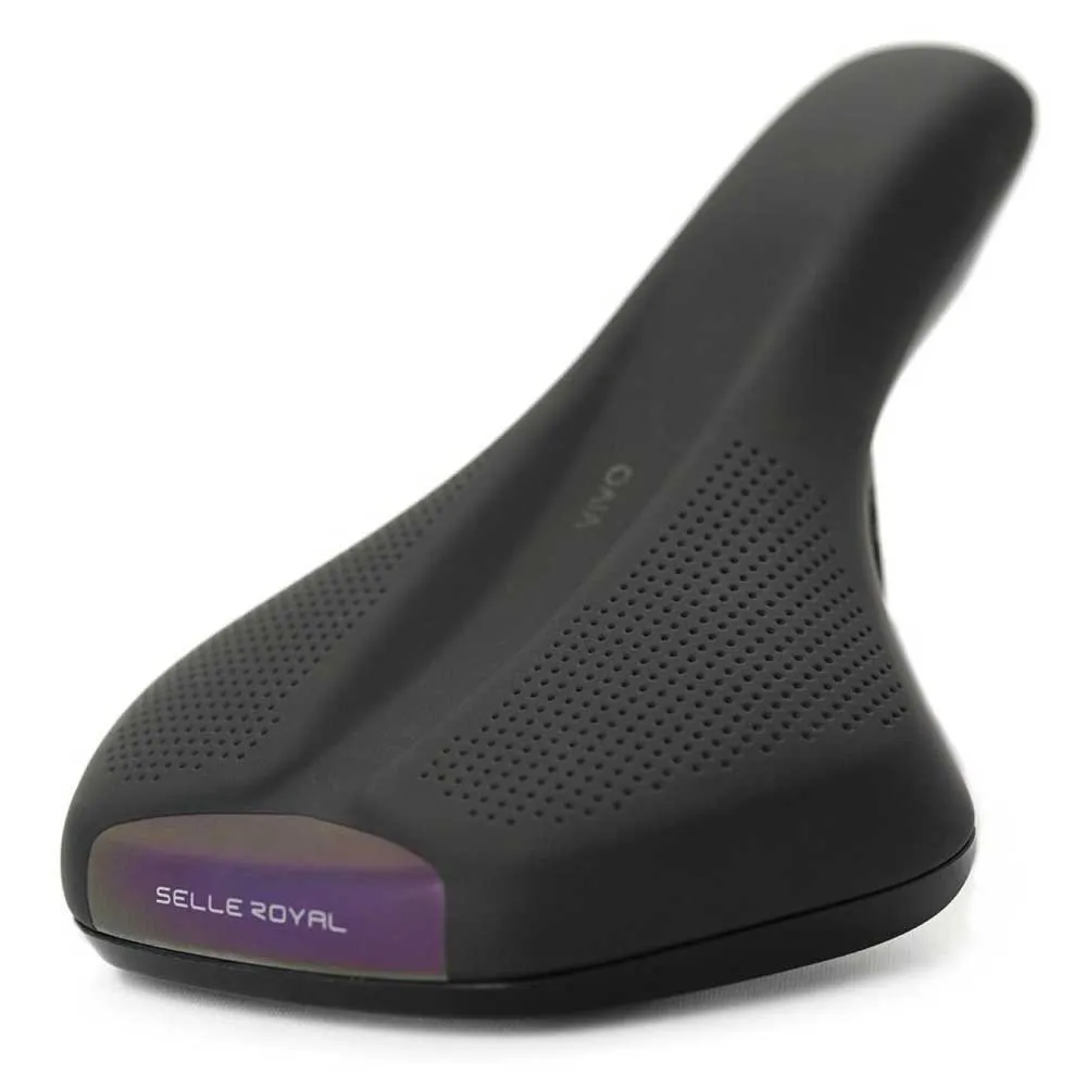 Selle Royal Vivo Reflective Athletic Sykkelsete, Black, 160mm