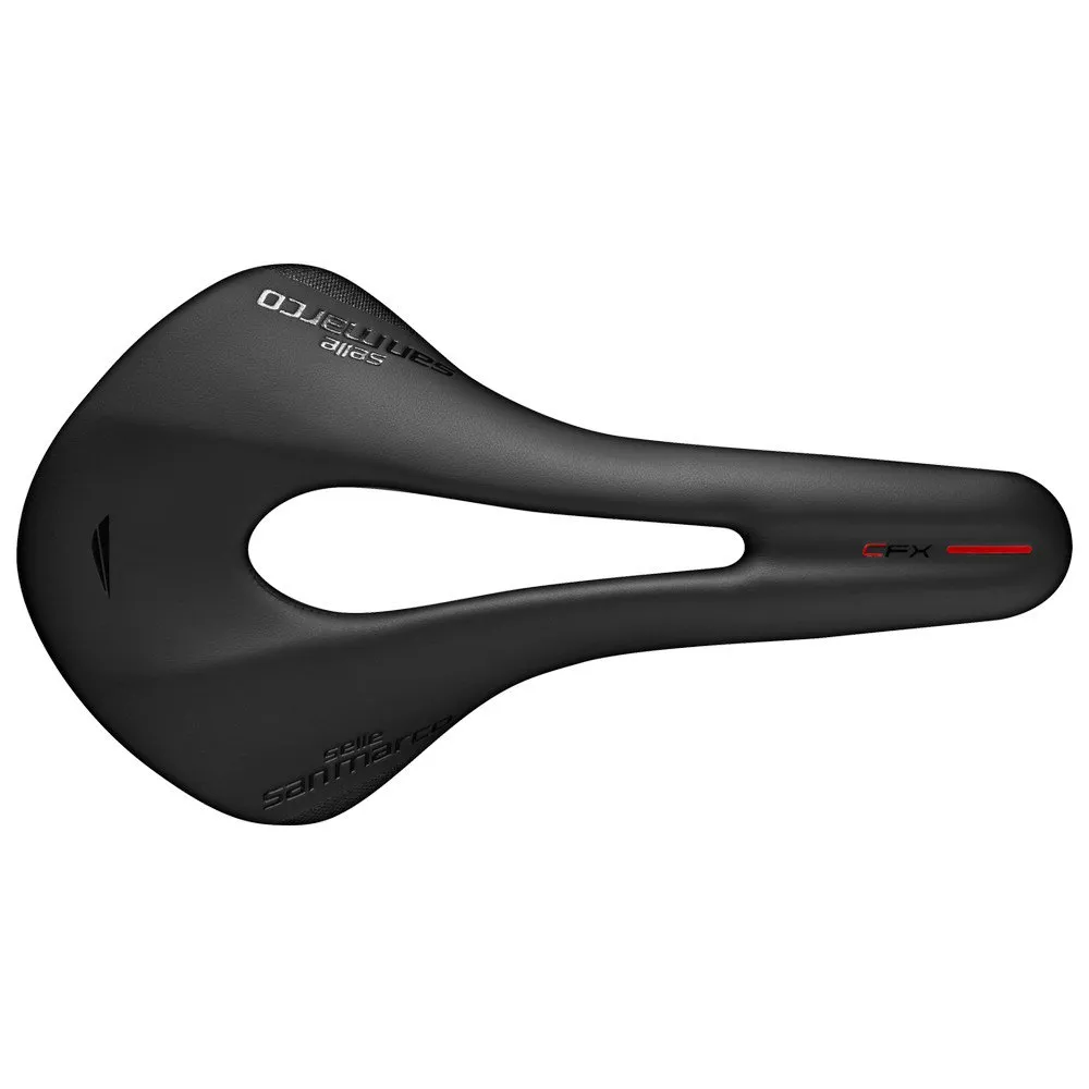 Selle San Marco Allroad Open Fit Carbon Fx Wide Sykkelsete, Black, 146mm