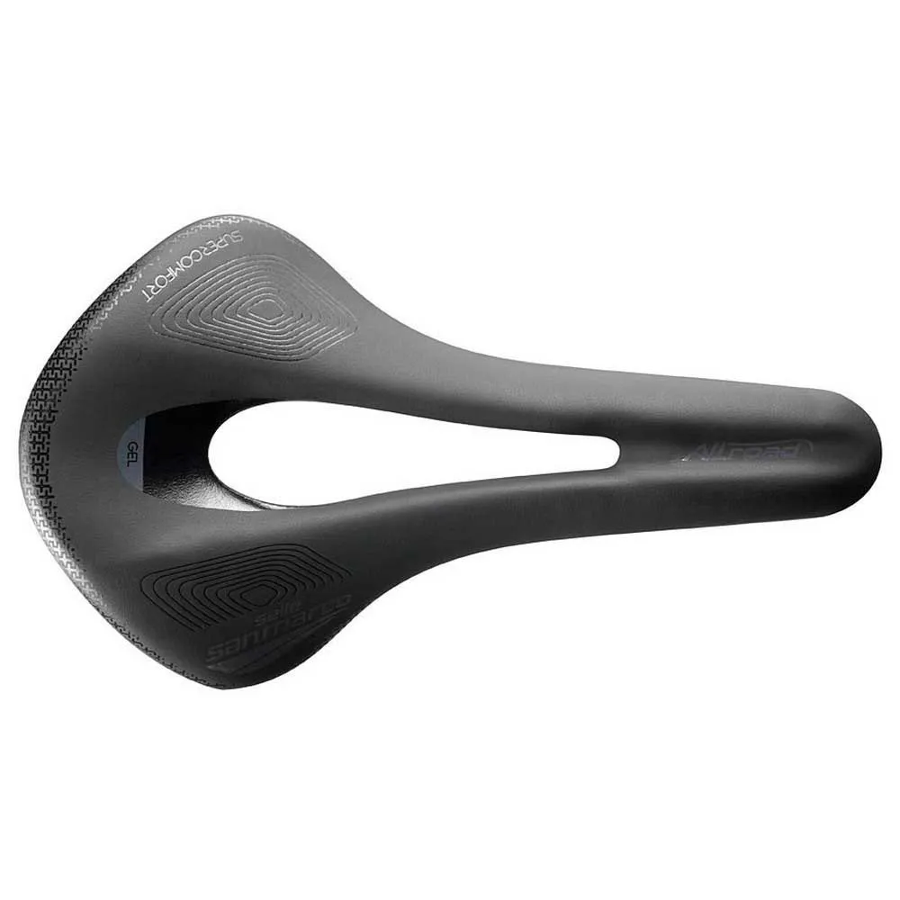Selle San Marco Allroad Supercomfort Sykkelsete, Black, 146mm