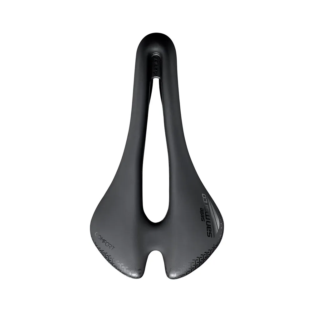 Selle San Marco Aspide Dynamic Wide Comfort Sykkelsete, Black, 142mm Selle San Marco Aspide Dynamic Wide Comfort Sykkelsete, Black, 142mm