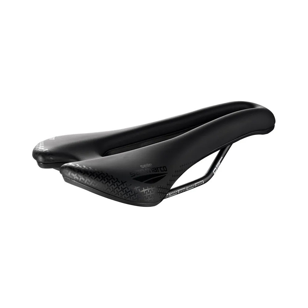 Selle San Marco Aspide Dynamic Wide Comfort Sykkelsete, Black, 142mm Selle San Marco Aspide Dynamic Wide Comfort Sykkelsete, Black, 142mm