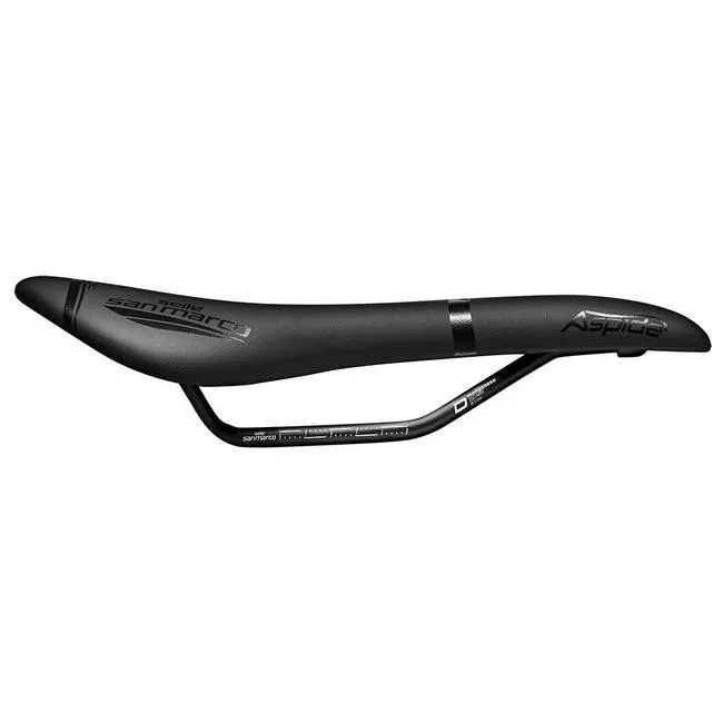 Selle San Marco Aspide Full-fit Dynamic Narrow Sykkelsete, Black, 132mm