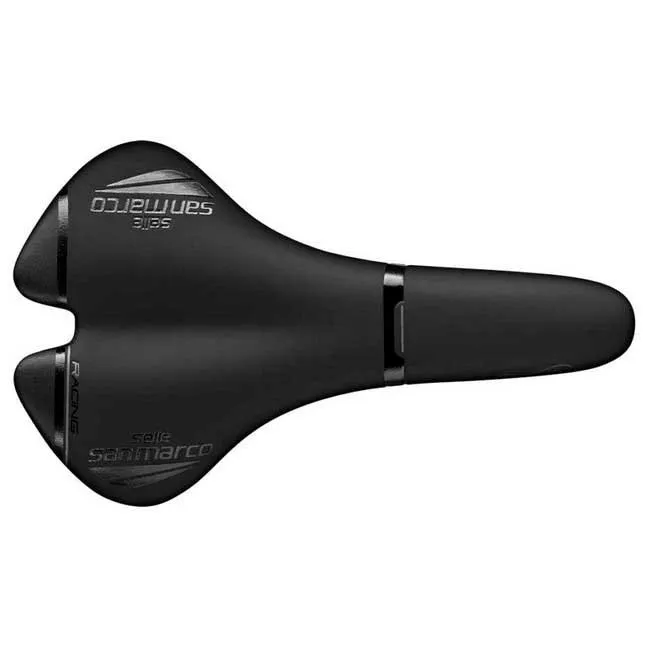 Selle San Marco Aspide Full-fit Racing Wide Sykkelsete, Black, 142mm