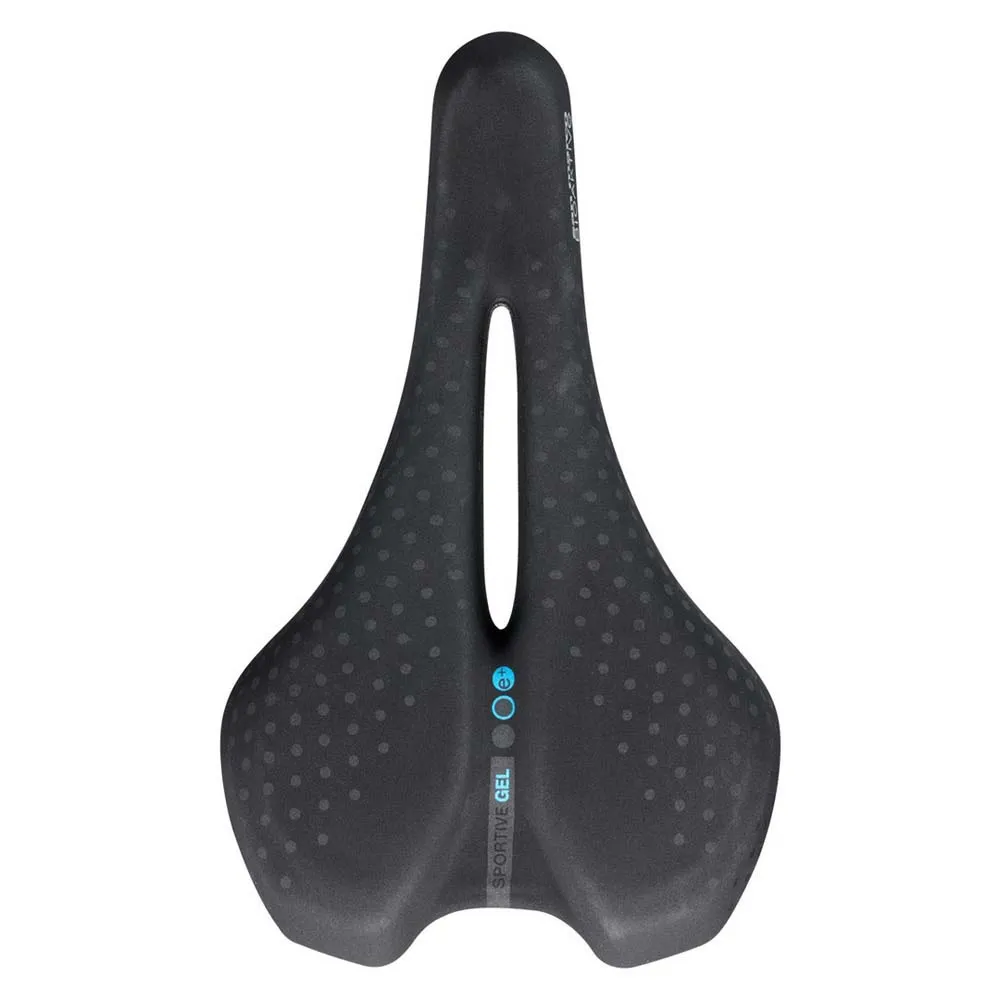 Selle San Marco Bioaktive Sportive Open-fit Gel Sykkelsete, Black, 151mm