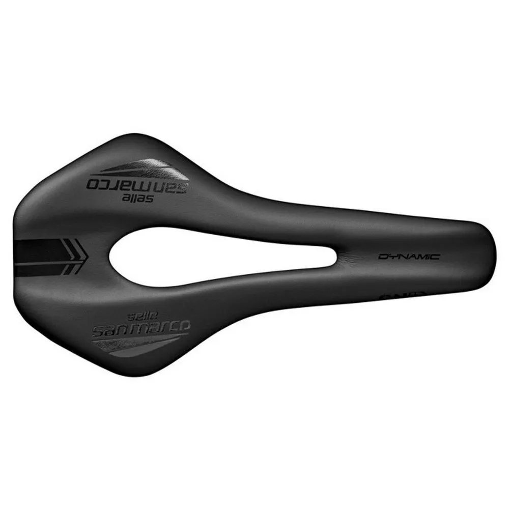 Selle San Marco Gnd Open Fit Dynamic Wide Sykkelsete, Black, 145mm Selle San Marco Gnd Open Fit Dynamic Wide Sykkelsete, Black, 145mm