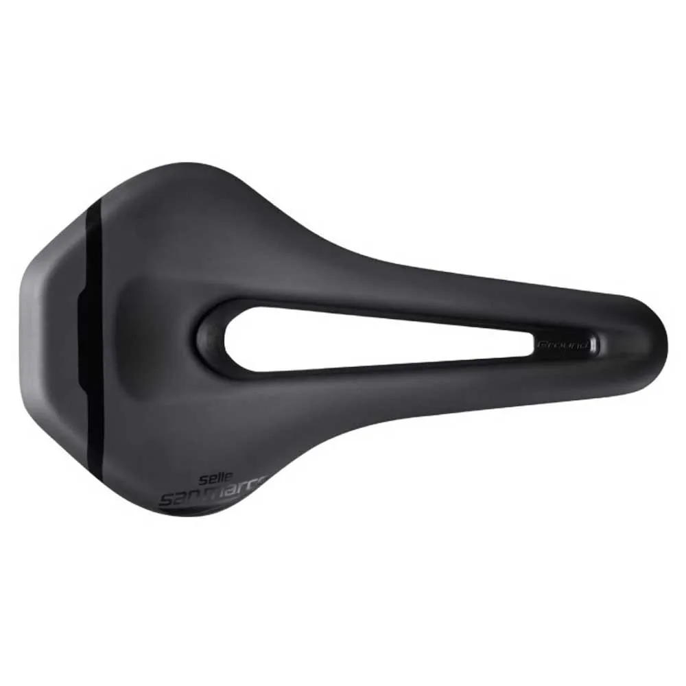 Selle San Marco Ground Short Sport Narrow Sykkelsete, Black, 140mm