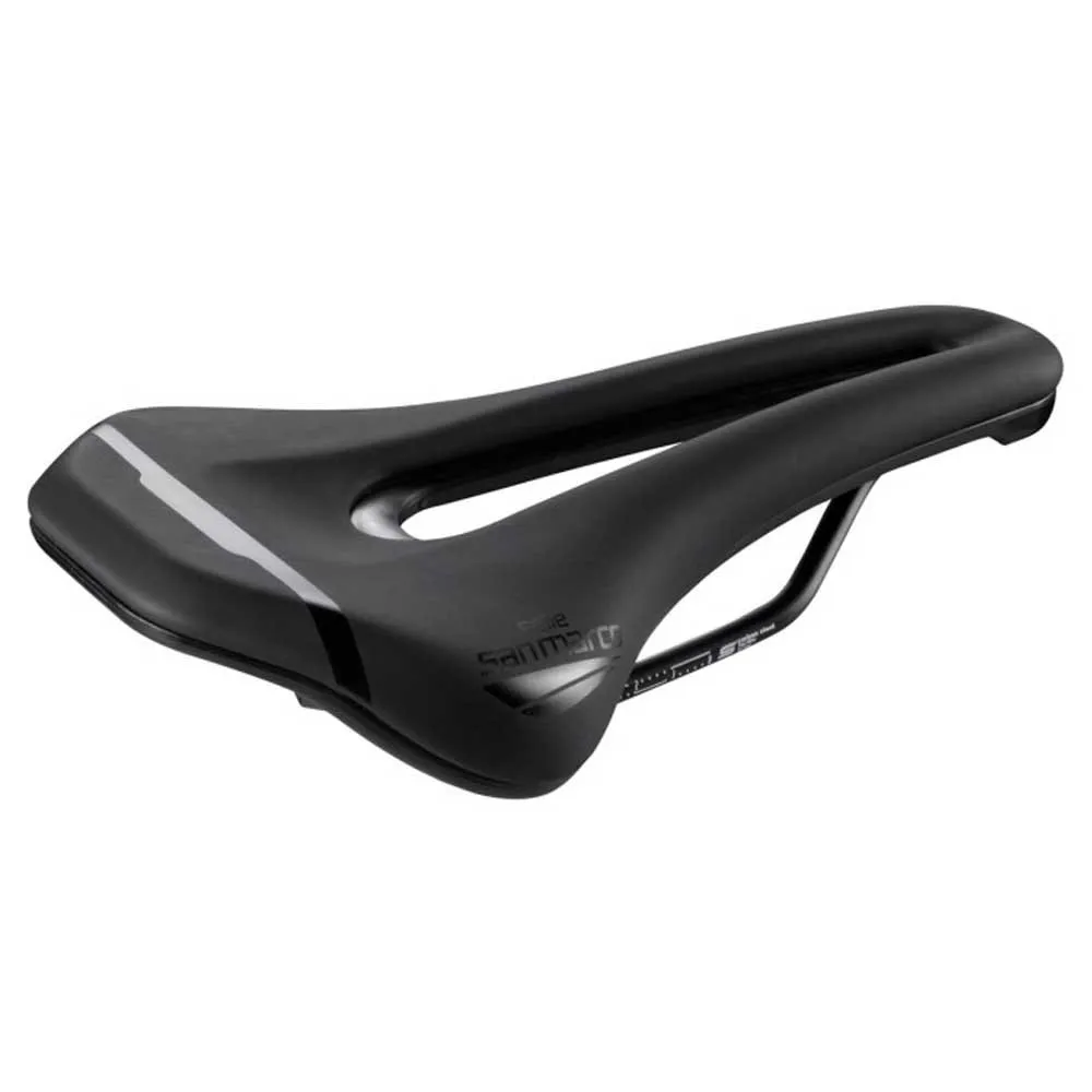 Selle San Marco Ground Short Sport Narrow Sykkelsete, Black, 140mm