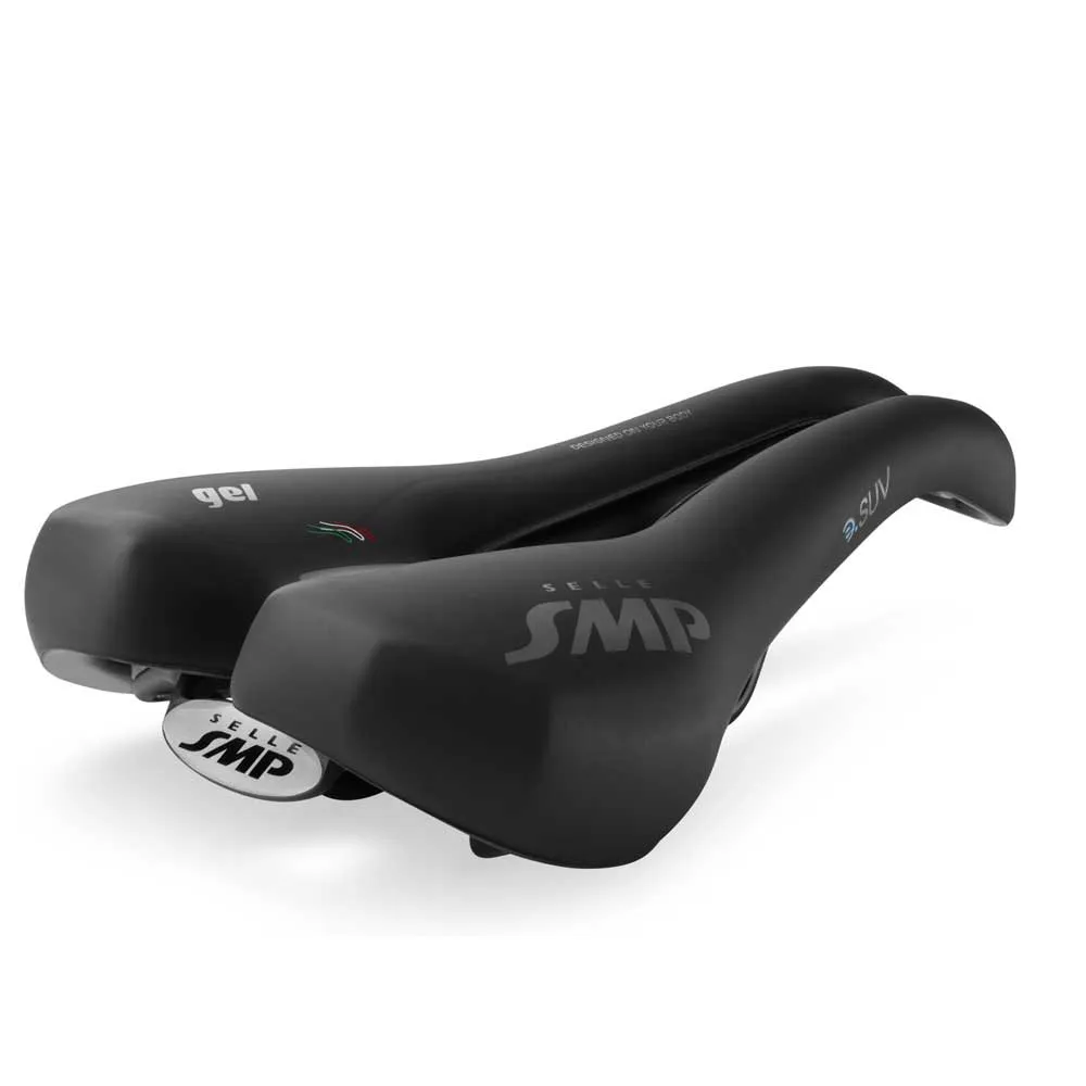 Selle SMP E-suv Gel Sykkelsete Refurbished, Black, 160mm