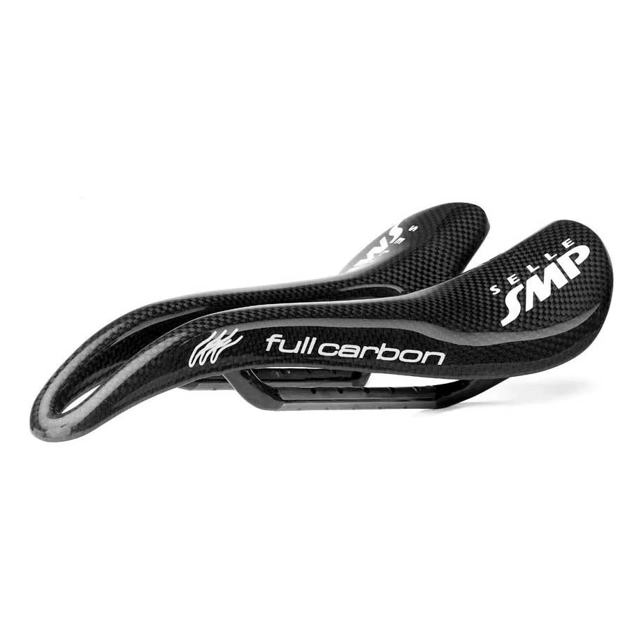 Selle SMP Full Carbon Sykkelsete, Black, 129mm