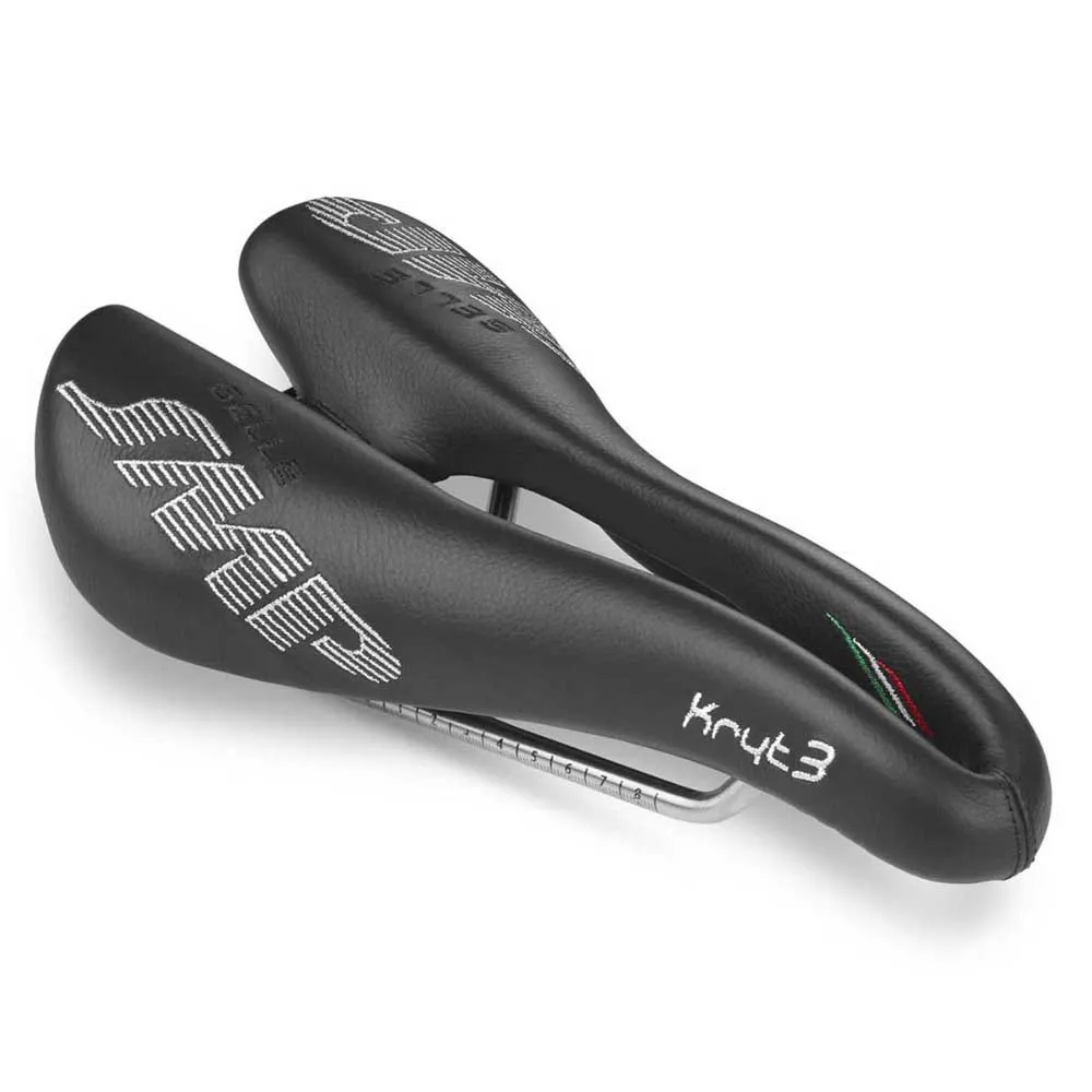 Selle SMP Kryt3 Carbon Sykkelsete, Black, 132mm