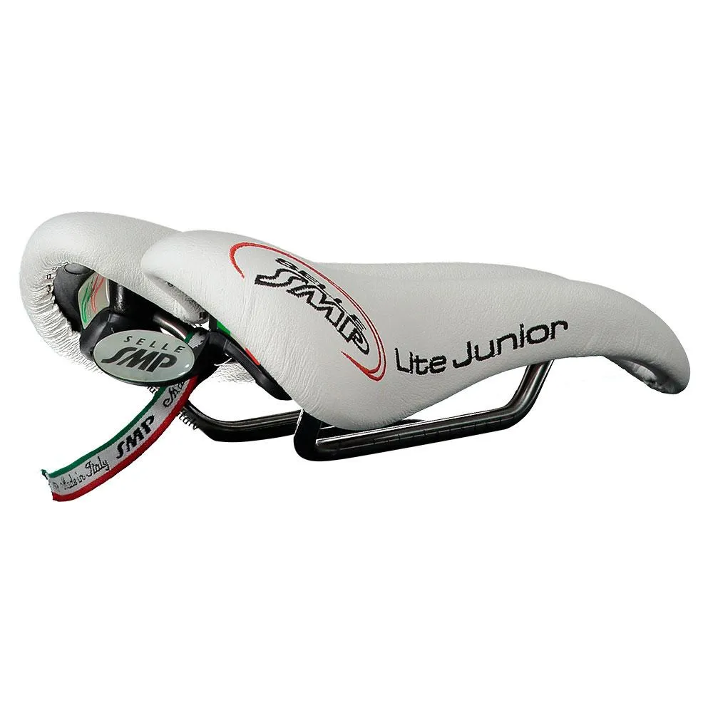 Selle SMP Lite Junior Sykkelsete, White, 128mm