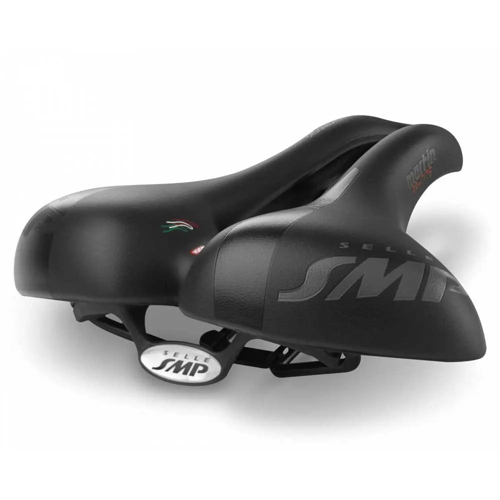 Selle SMP Martin Touring Gel Sykkelsete, Black, 256mm