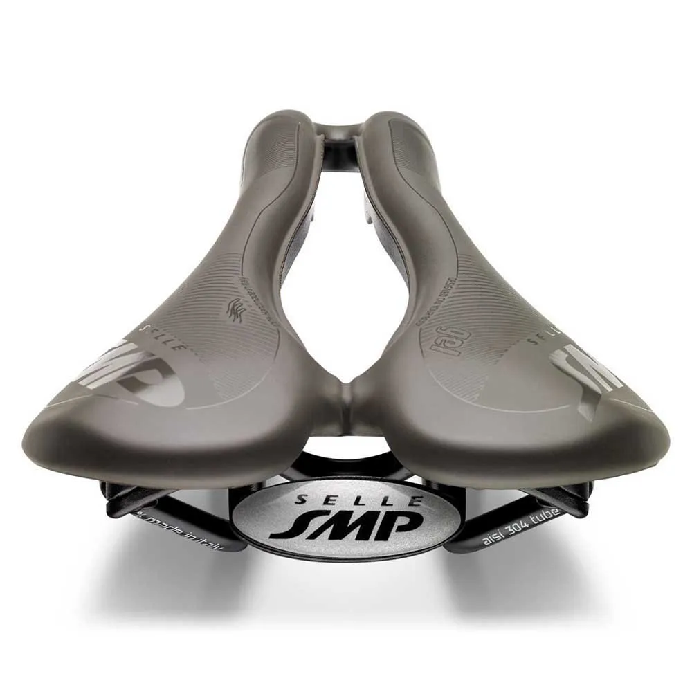 Selle SMP Vt 20 C Gel Gravel Carbon Rail Sykkelsete, Brown, 144mm