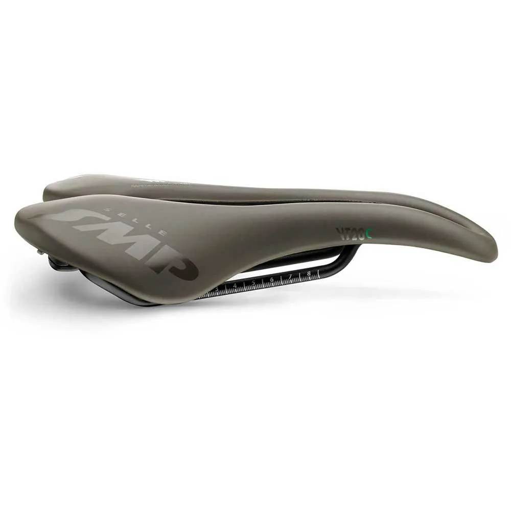 Selle SMP Vt 20 C Gravel Carbon Rail Sykkelsete, Brown, 144mm