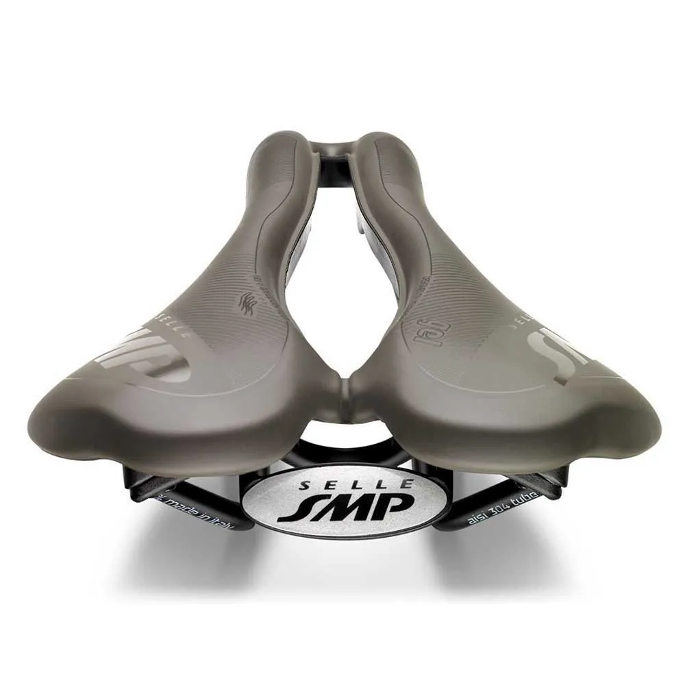 Selle SMP Vt 30 C Gel Gravel Carbon Rail Sykkelsete Refurbished, Brown, 155mm