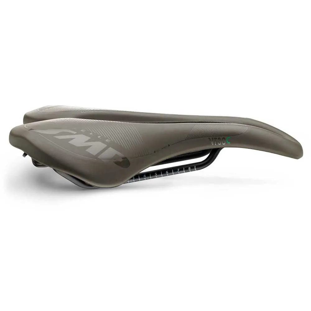 Selle SMP Vt 30 C Gel Gravel Carbon Rail Sykkelsete Refurbished, Brown, 155mm
