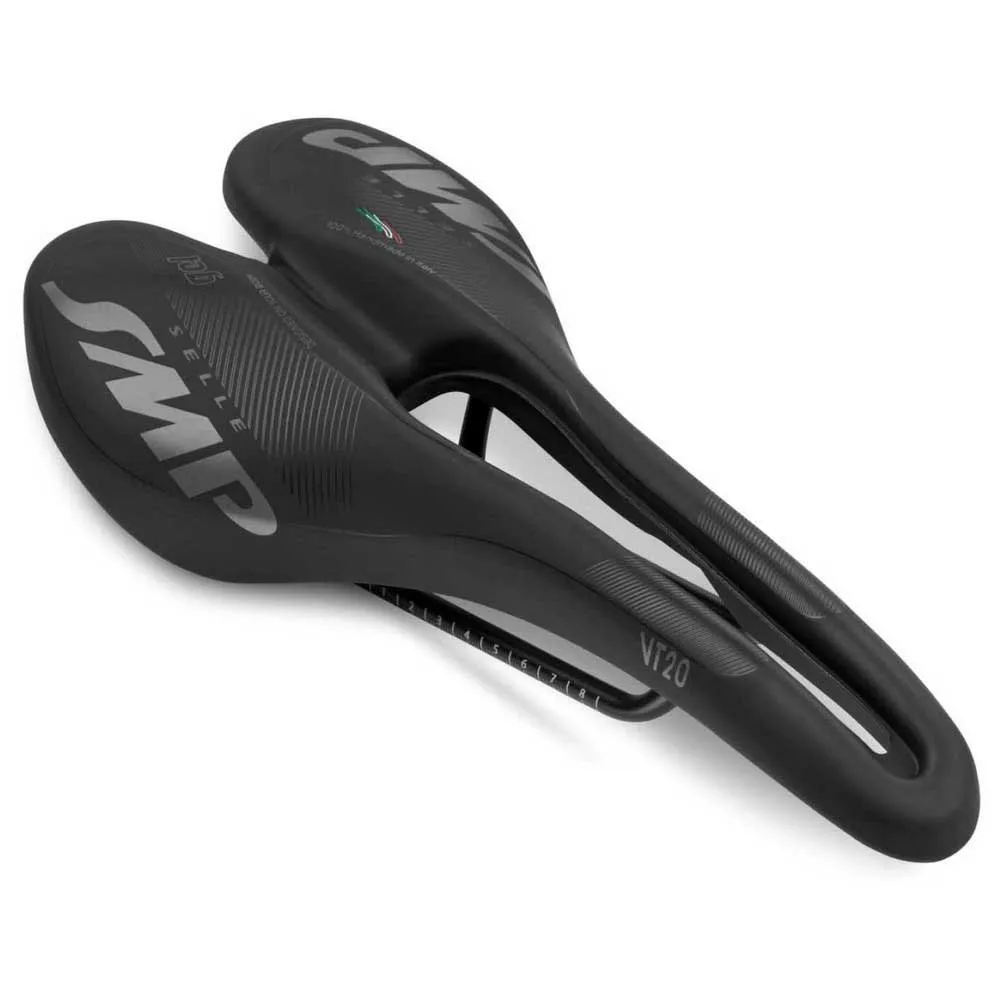 Selle SMP Vt20 Gel Sykkelsete, Black, 142mm