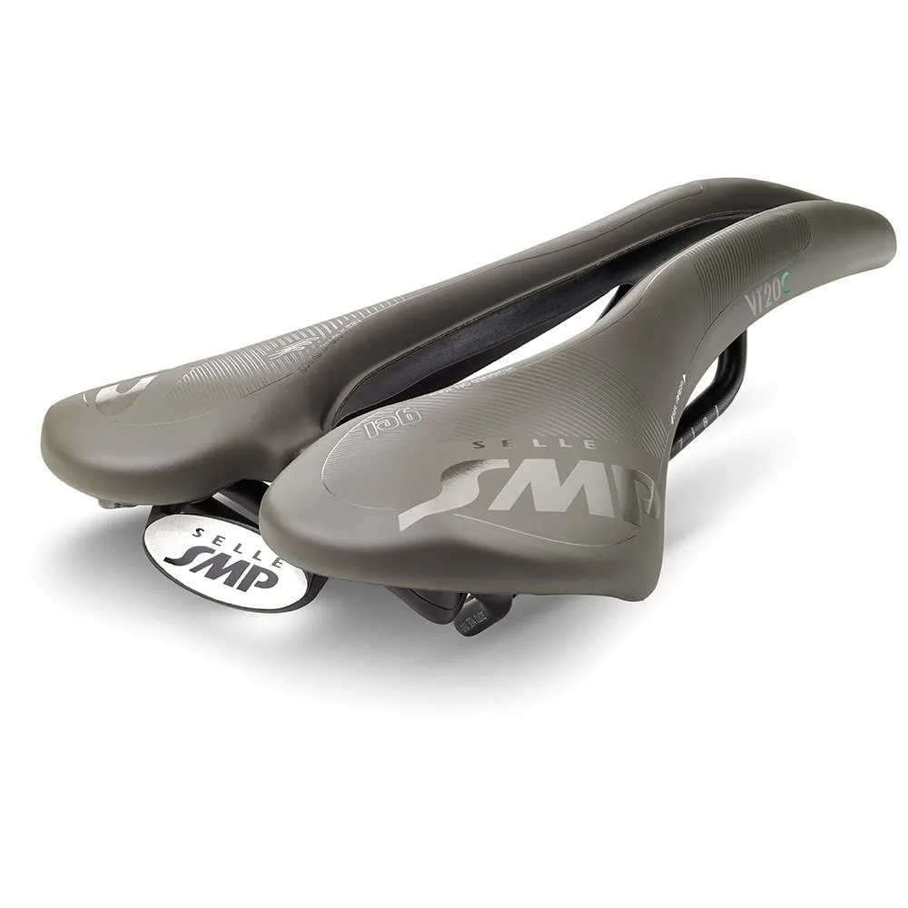 Selle SMP Vt20c Gel Gravel Edition Sykkelsete, Brown, 144mm
