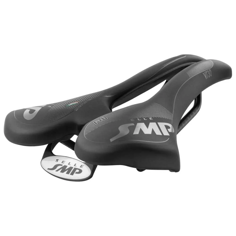 Selle SMP Vt30 Gel Sykkelsete, Black, 155mm