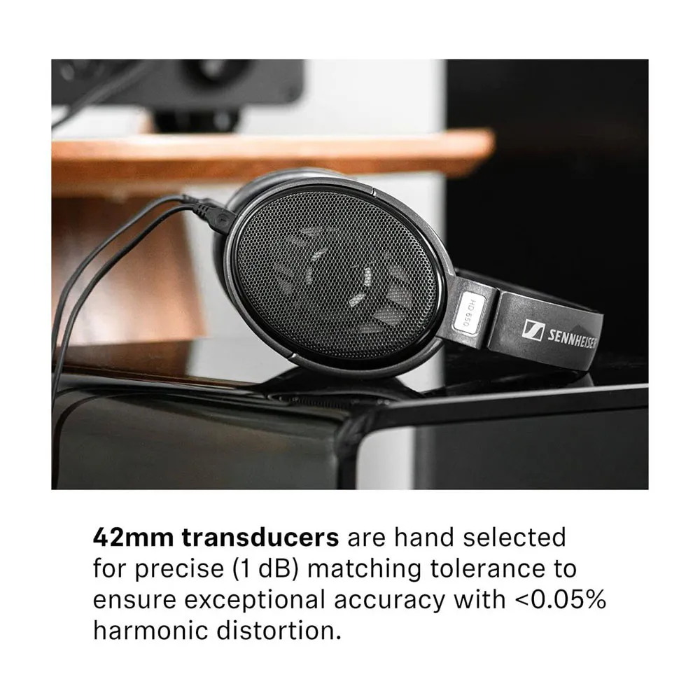 Sennheiser Hd 650 Hodetelefoner, Black, One Size