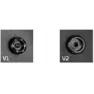 Seven IDP Project 23 Carbon/gf V1 Replacement Kinnputer, Black